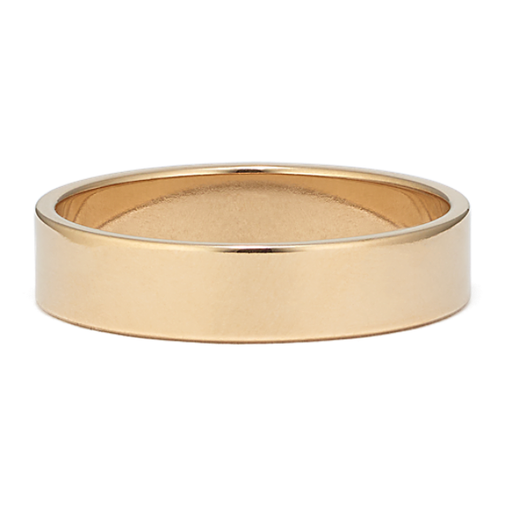 Modern 14K Yellow Gold Band (5mm)