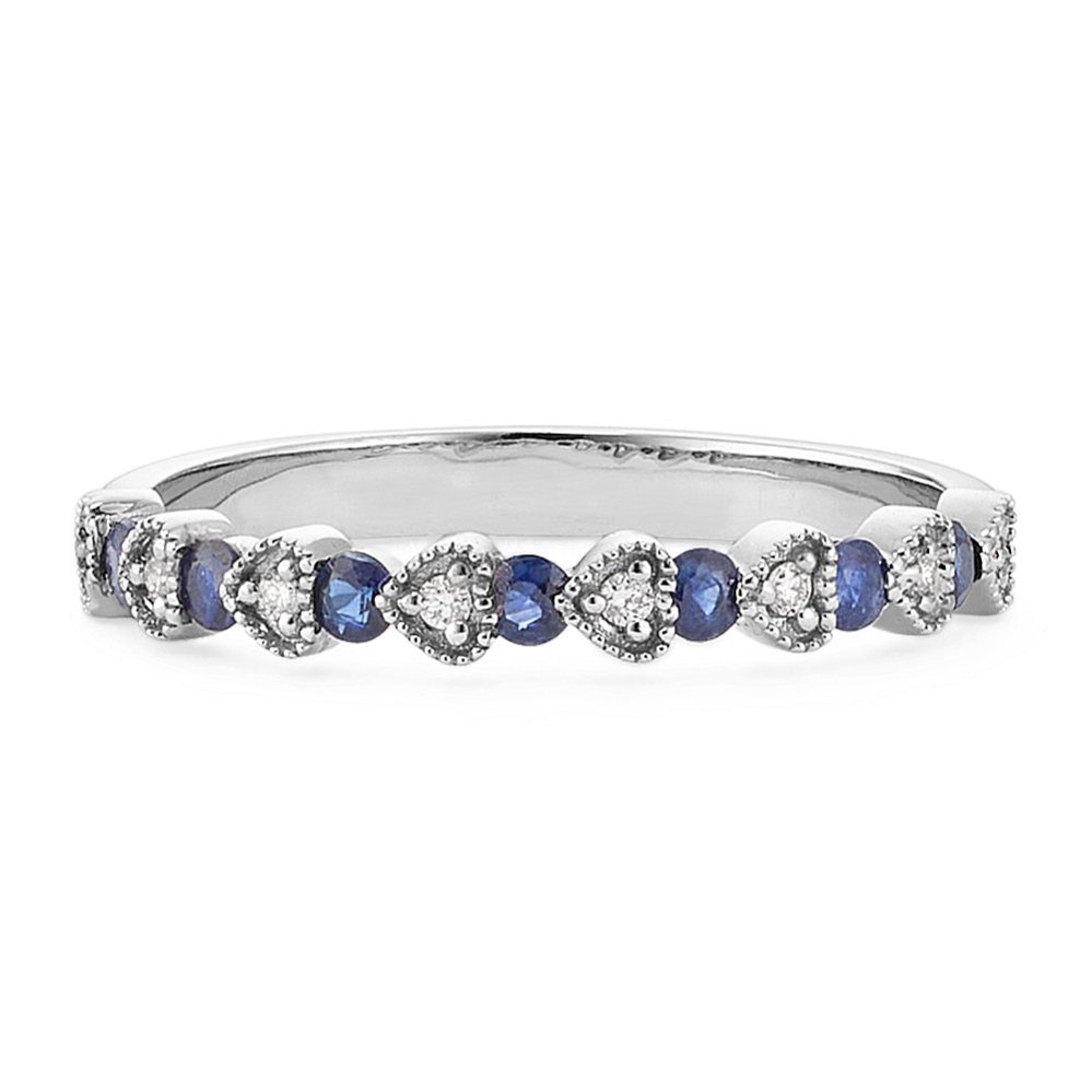 Romance Sapphire & Diamond Band