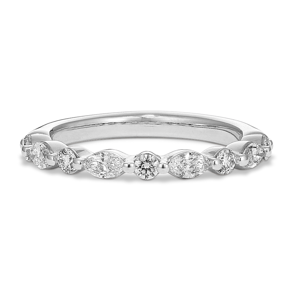 Privet 1/2 tcw Diamond Band in Platinum