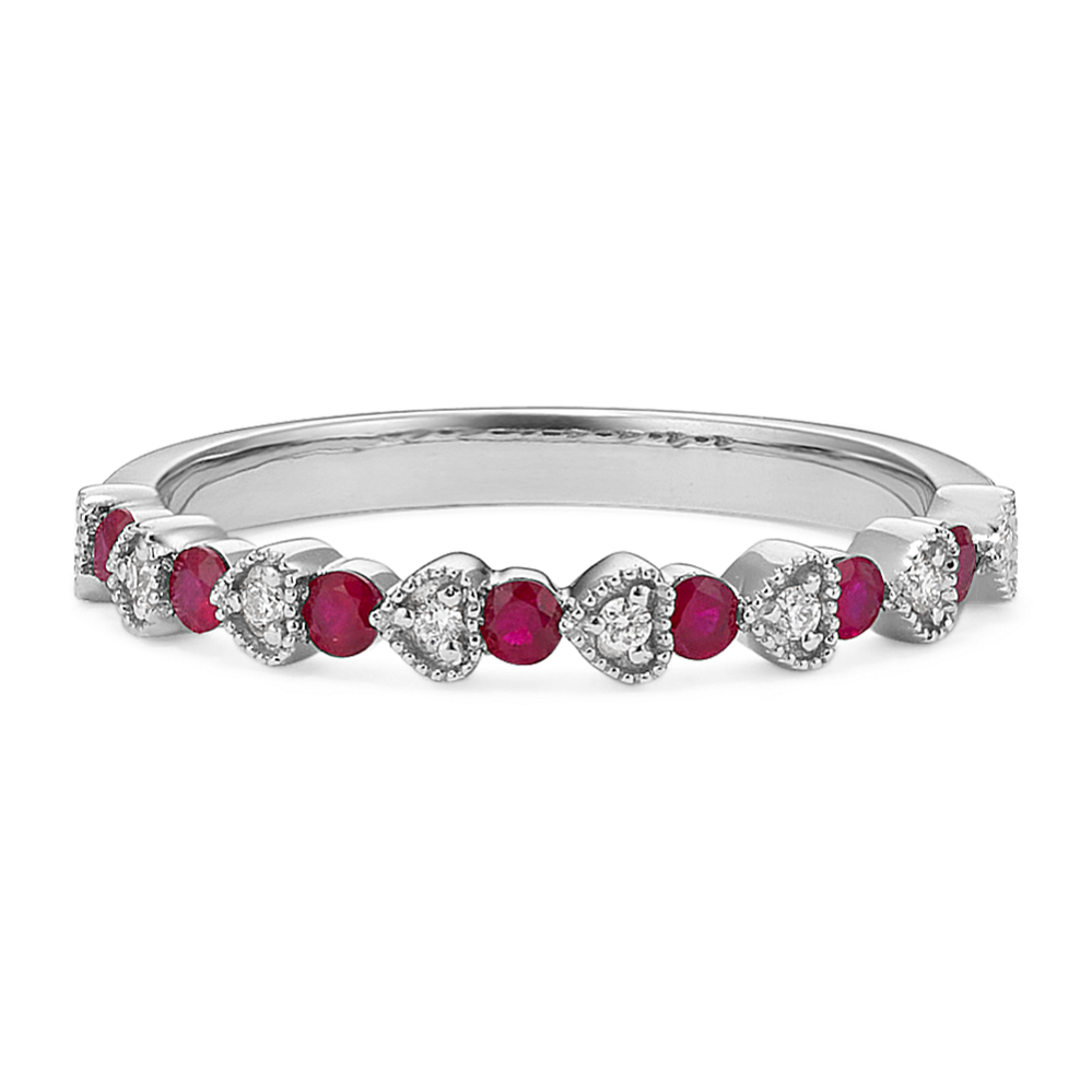 Romance Ruby & Diamond Band