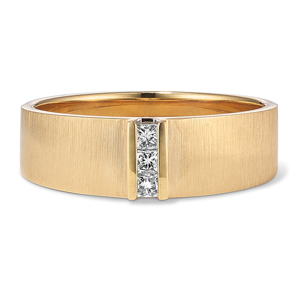 Harlow 14K Yellow Gold & Diamond Band (7mm)