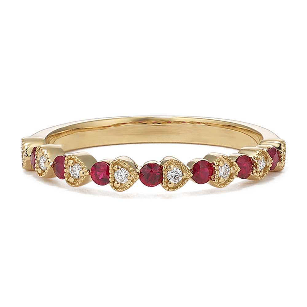 Romance Ruby & Diamond Band