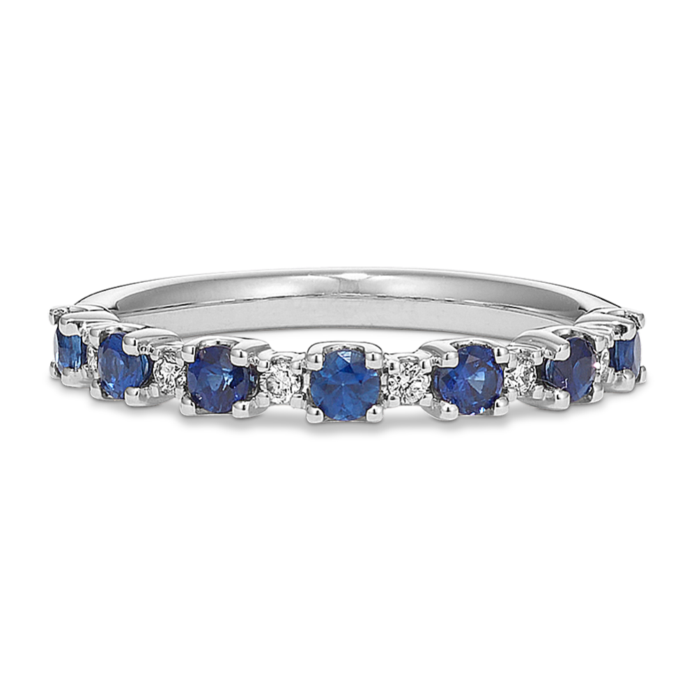 Delphine Sapphire & Diamond Band