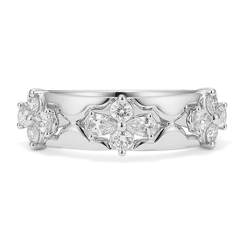 Floral Lab-Grown Diamond Ring