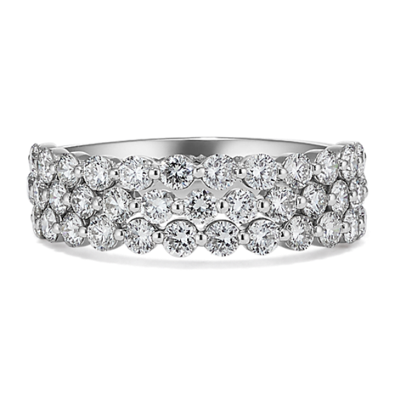 Multi-Row 1 1/2 tcw Lab-Grown Diamond Ring