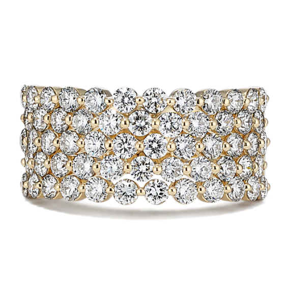 Multi-Row 2 tcw Lab-Grown Diamond Ring