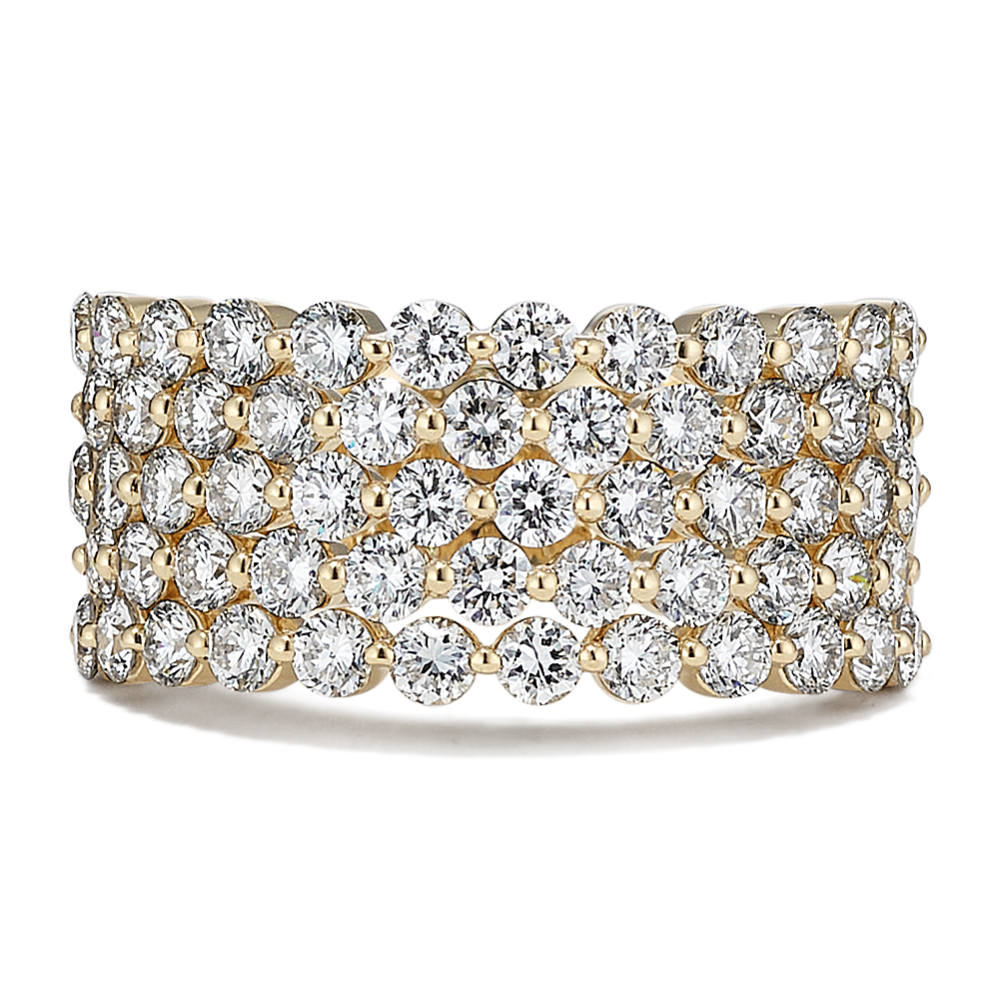 Multi-Row 2 tcw Lab-Grown Diamond Ring