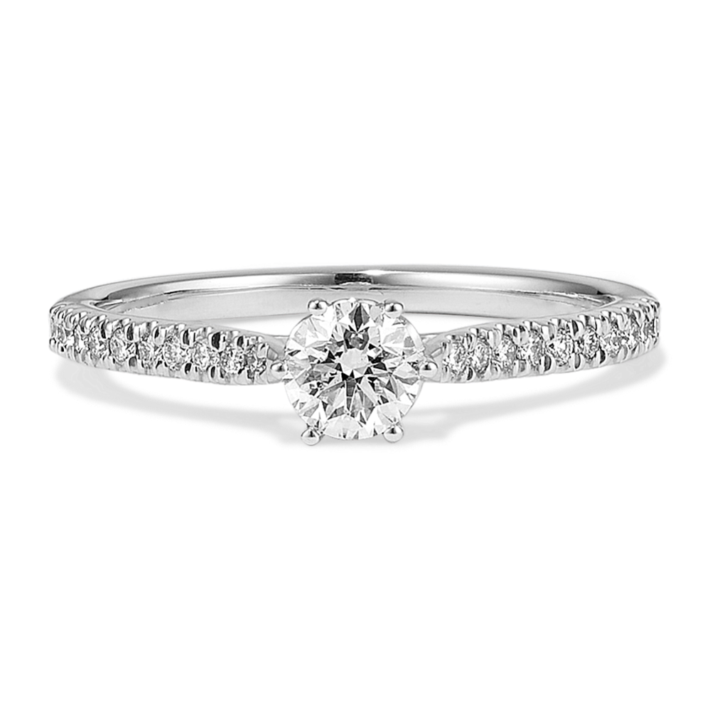 Diamond Pave Promise Ring