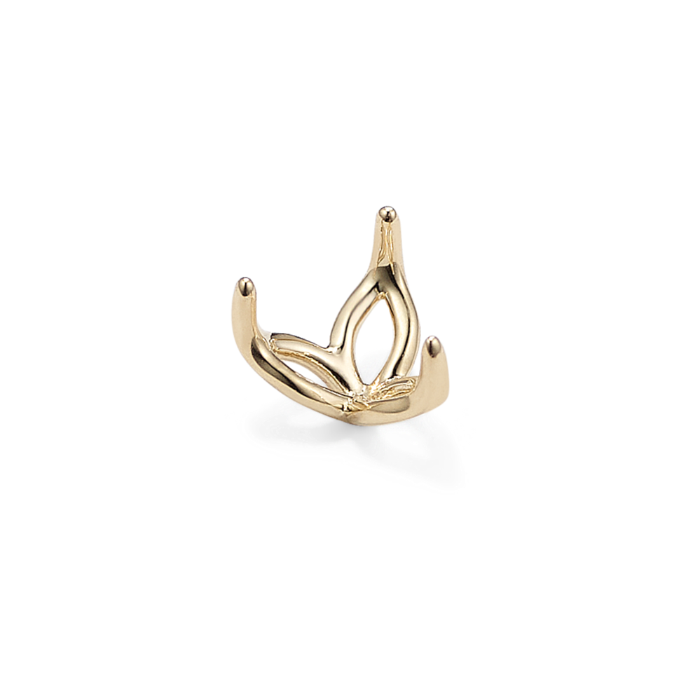 Tulip Petal Decorative Crown (Fits approx. 7mm Heart-Shaped)