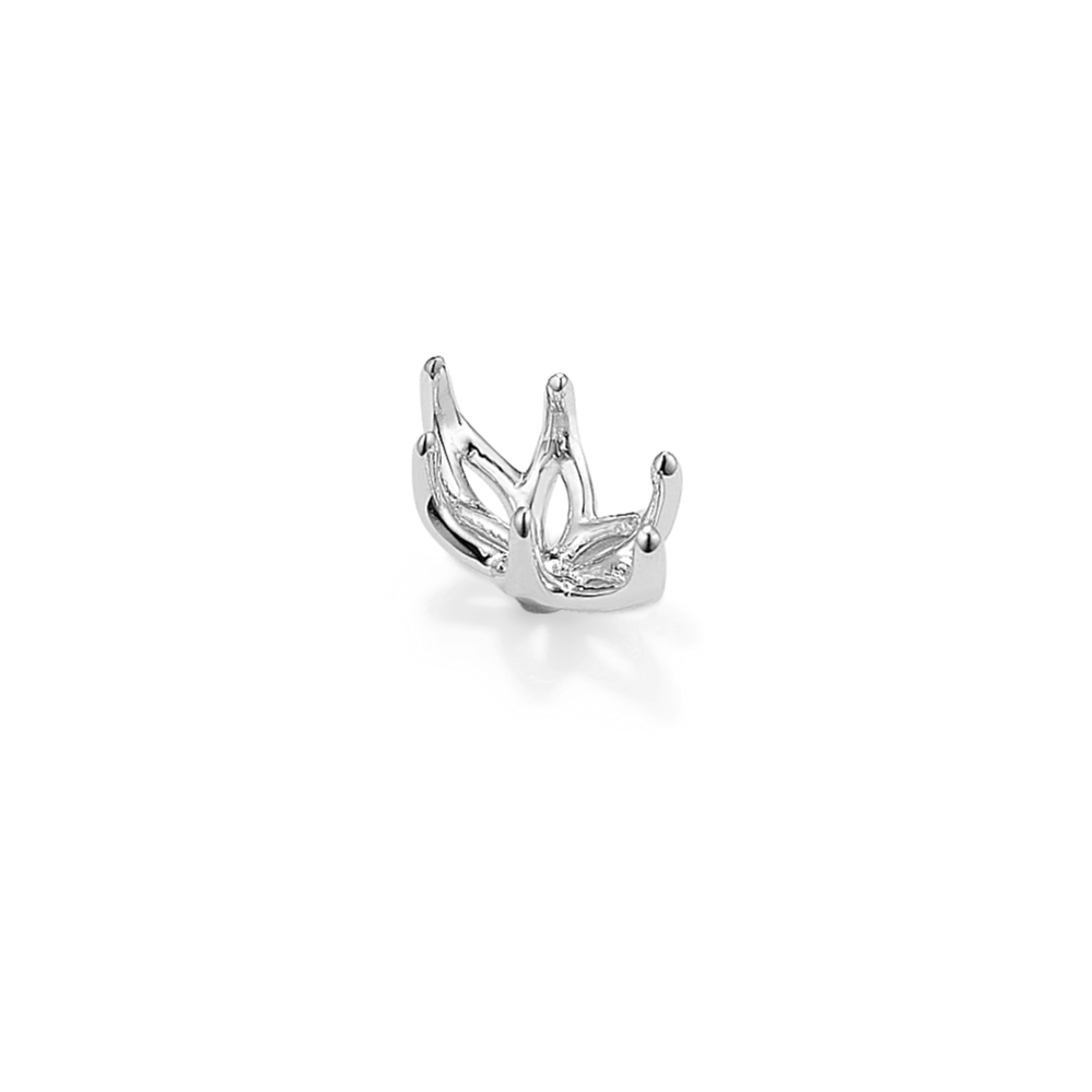 Tulip Petal Decorative Crown (Holds approx. 8x4mm Marquise)