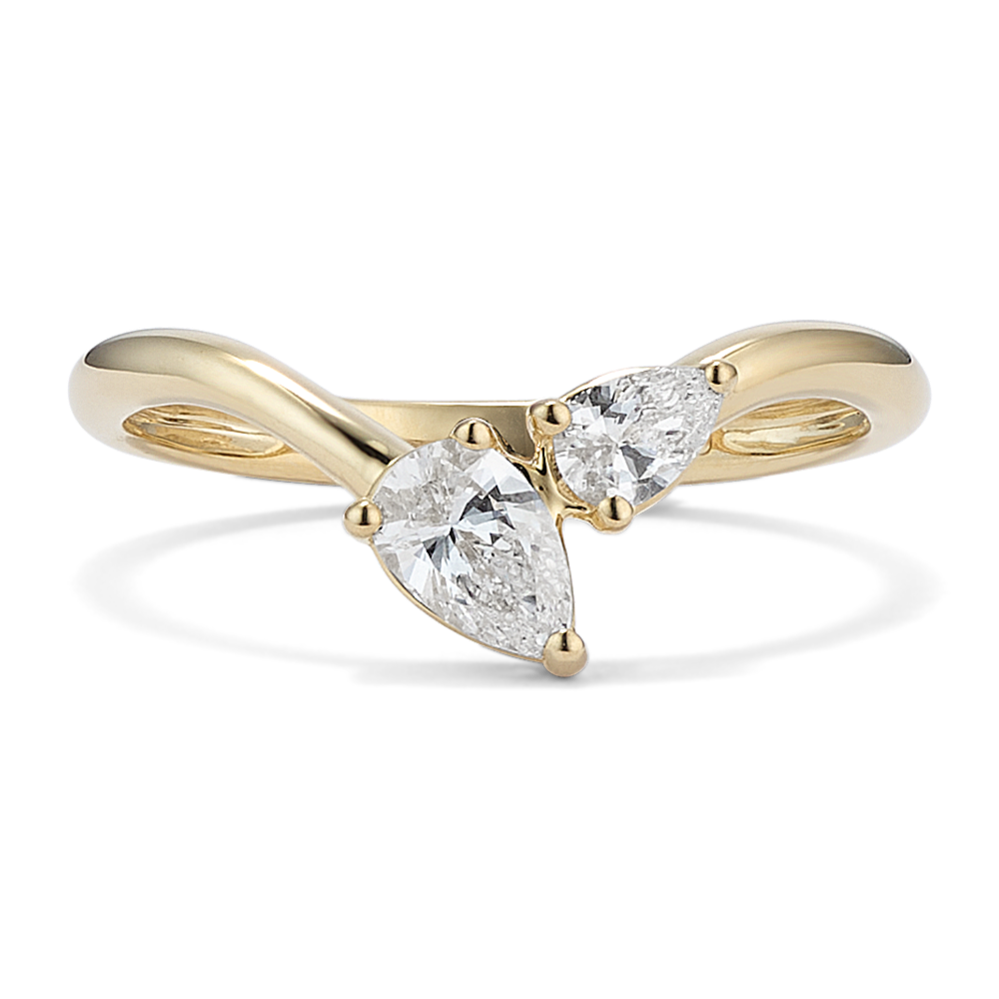 Toi et Moi Lab-Grown Diamond Contour Ring