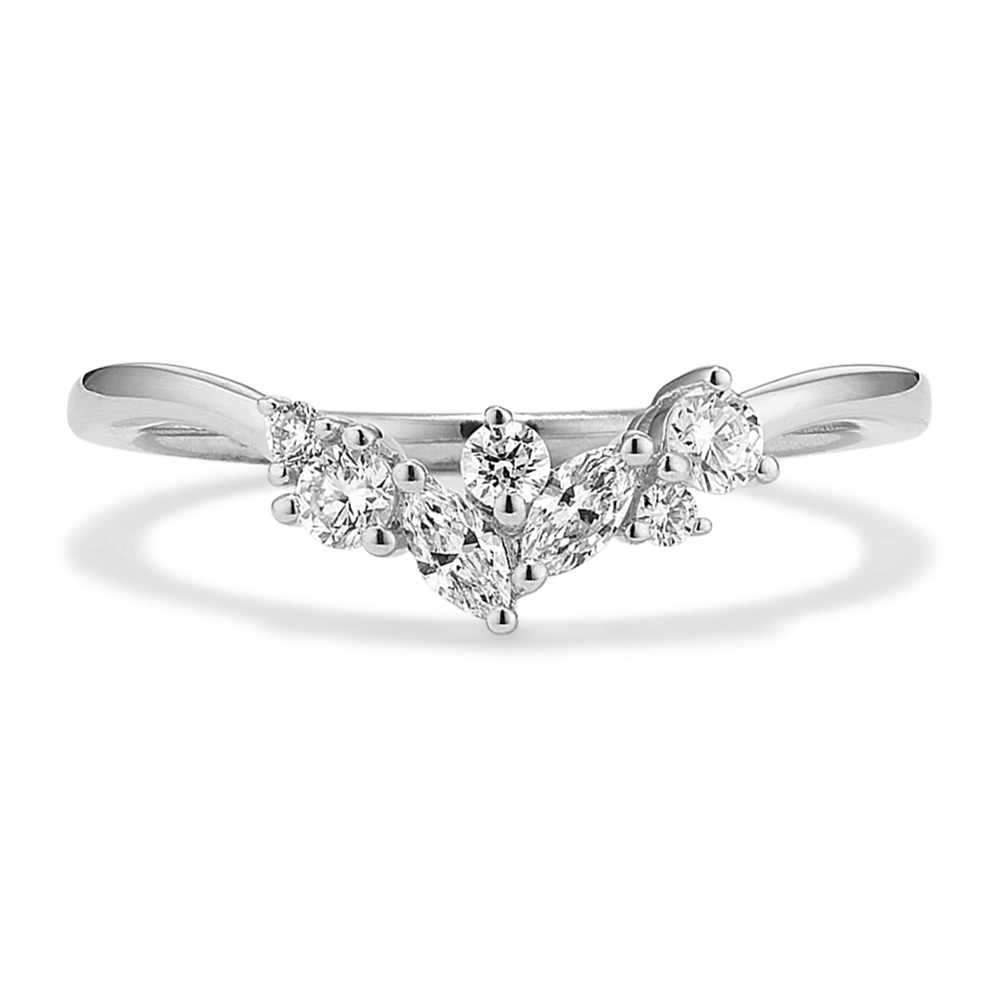 Marquise Lab-Grown Diamond Contour Cluster Ring