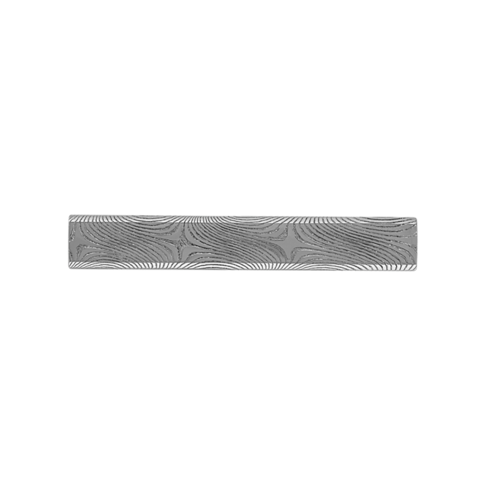 Damascus Steel Tie Clip