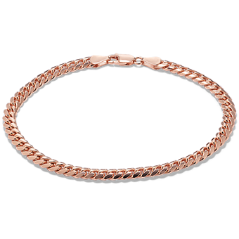 7.5'' 14K Gold Vermeil Miami Cuban Bracelet(6.2mm) | Shane Co.