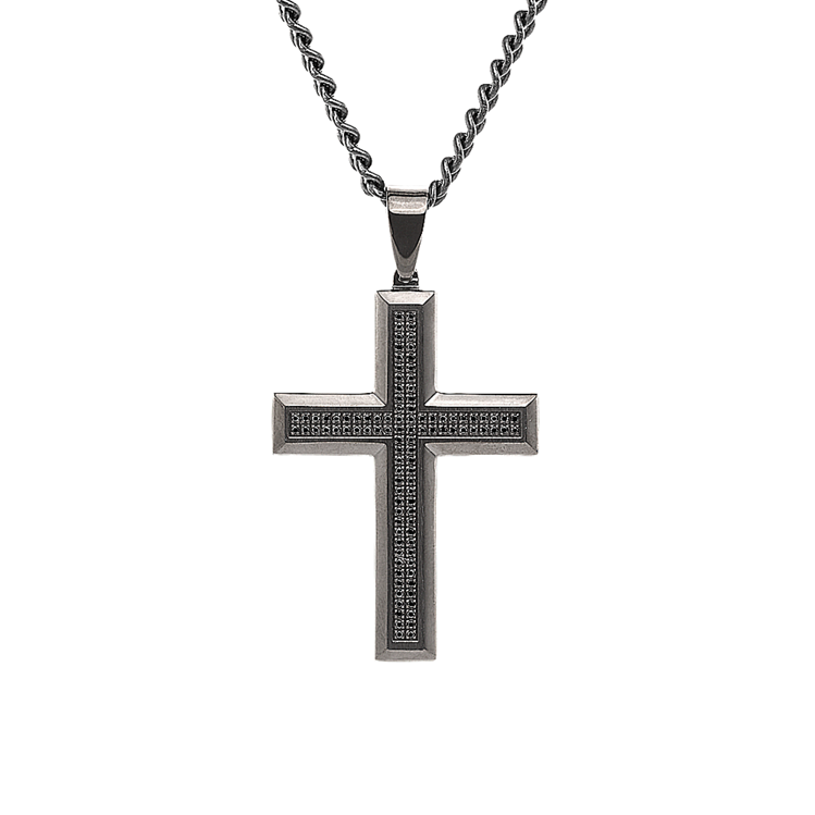 Shop Men s Cross Necklaces and Chains in Gold Silver Shane Co