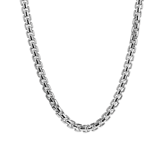 20'' Sterling Silver Box Chain (4mm) in Sterling Silver | Shane Co.