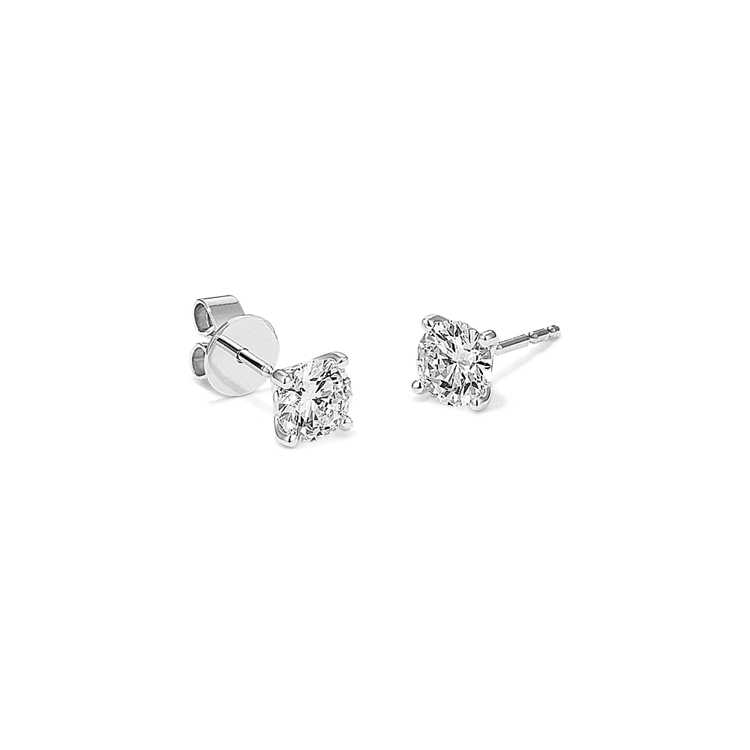 7/8 ct. Lab-Grown Diamond Stud Earrings in 14K White Gold