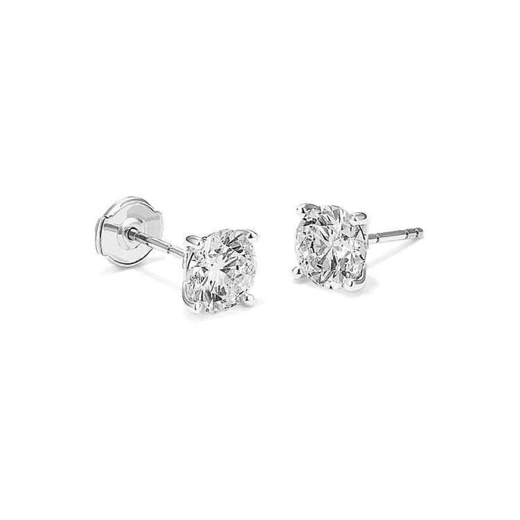 2-1/2 ct. Lab Grown Diamond Stud Earrings in 14K White Gold
