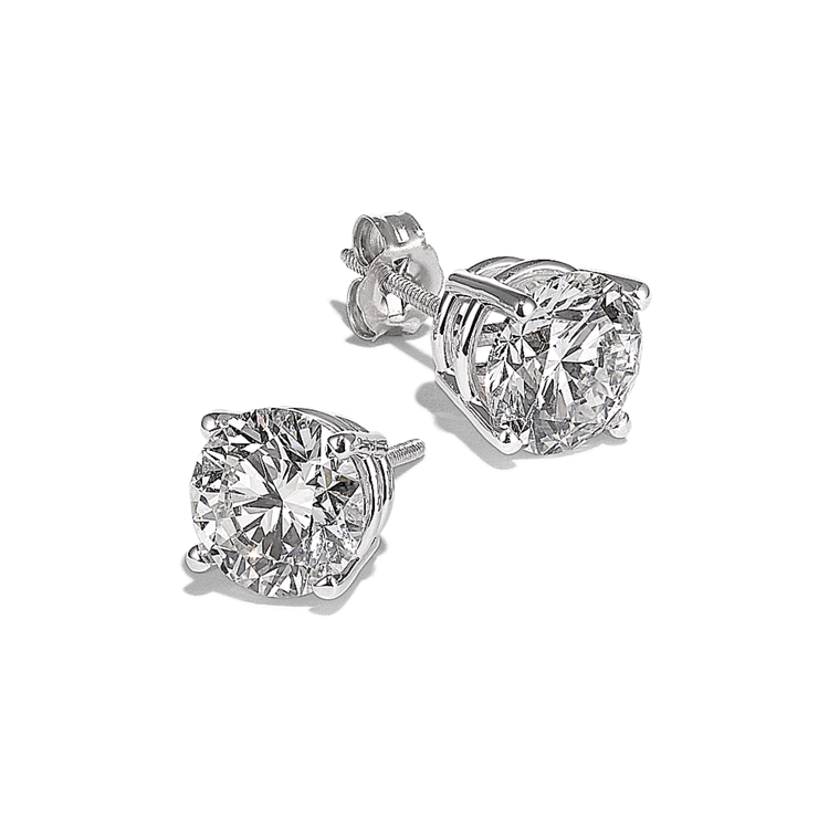 5 ct. Lab-Grown Diamond Stud Earrings in 14K White Gold