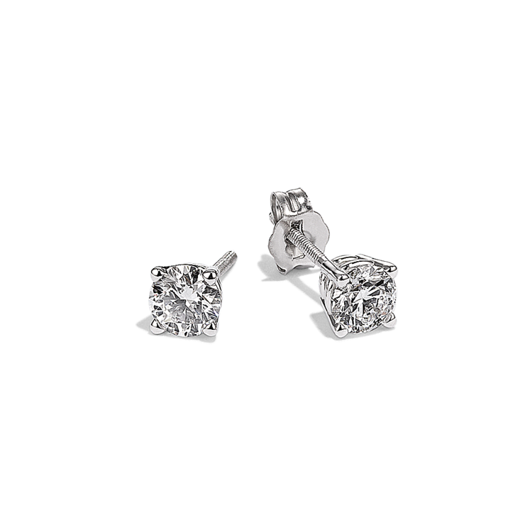 1 ct. Lab-Grown Diamond Stud Earrings in 14K White Gold