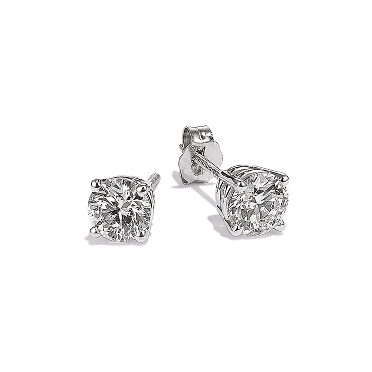 2 ct. Lab-Grown Diamond Stud Earrings in 14K White Gold