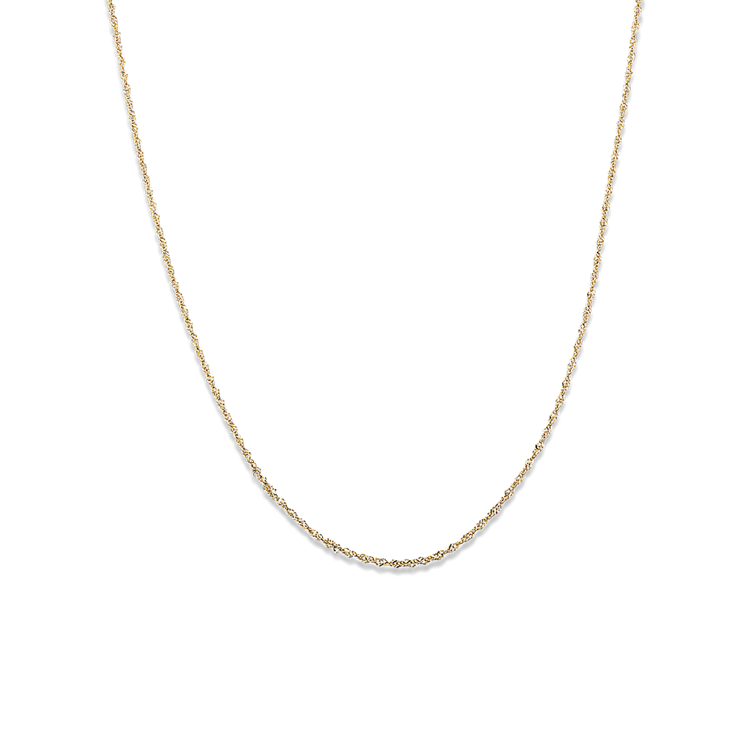 14k Yellow Gold Necklaces and more No Stones Jewelry | Shane Co.
