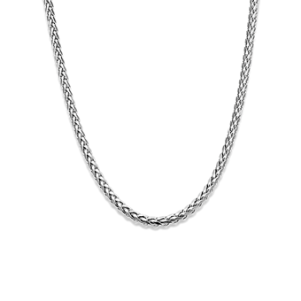 18'' Sterling Silver Wheat Chain (3.2mm) | Shane Co.