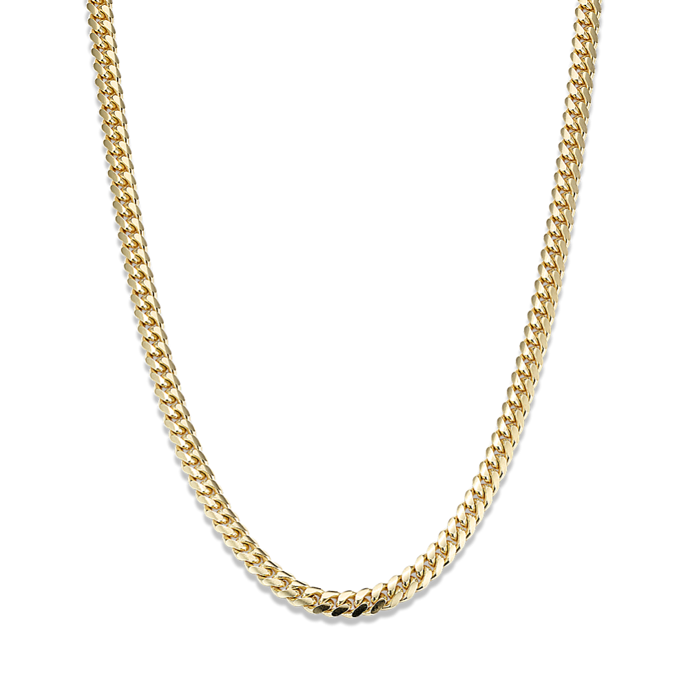 18'' 14K Yellow Gold Miami Cuban Chain (4mm)
