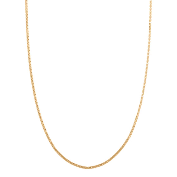 Shane Co. 20'' 14K Box Chain Necklace, Yellow Gold, 20 in