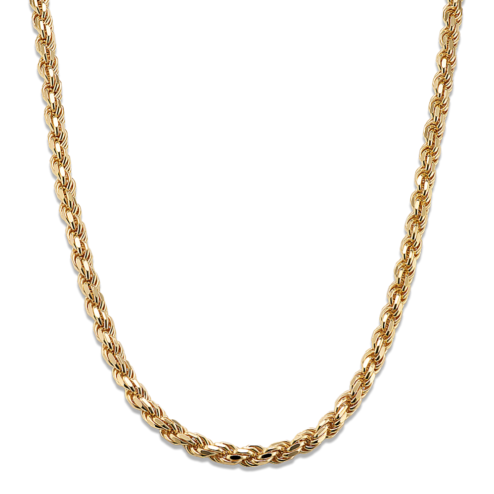 20in 14K Yellow Gold Vermeil Rope Chain (5.6mm)