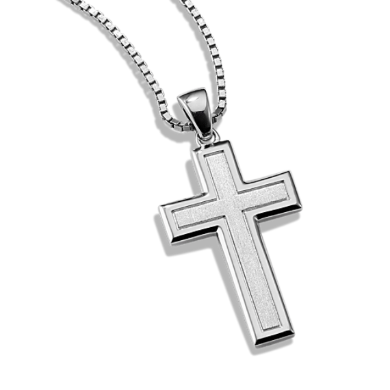 Gabriel Sterling Silver Cross Pendant