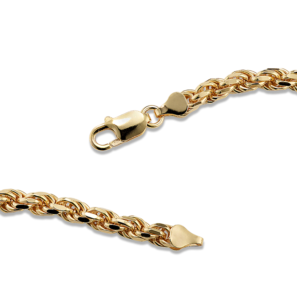 20in 14K Yellow Gold Vermeil Rope Chain (5.6mm) Shane Co.