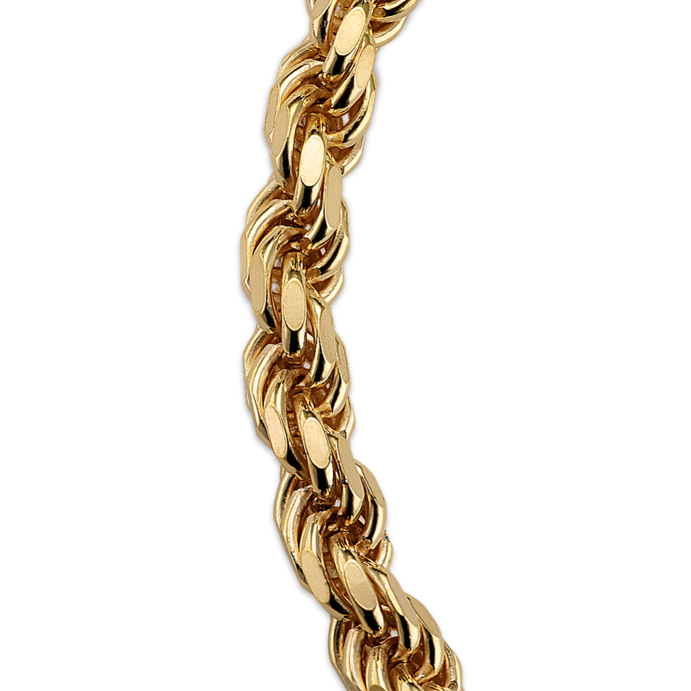 20in 14K Yellow Gold Vermeil Rope Chain (5.6mm) Shane Co.