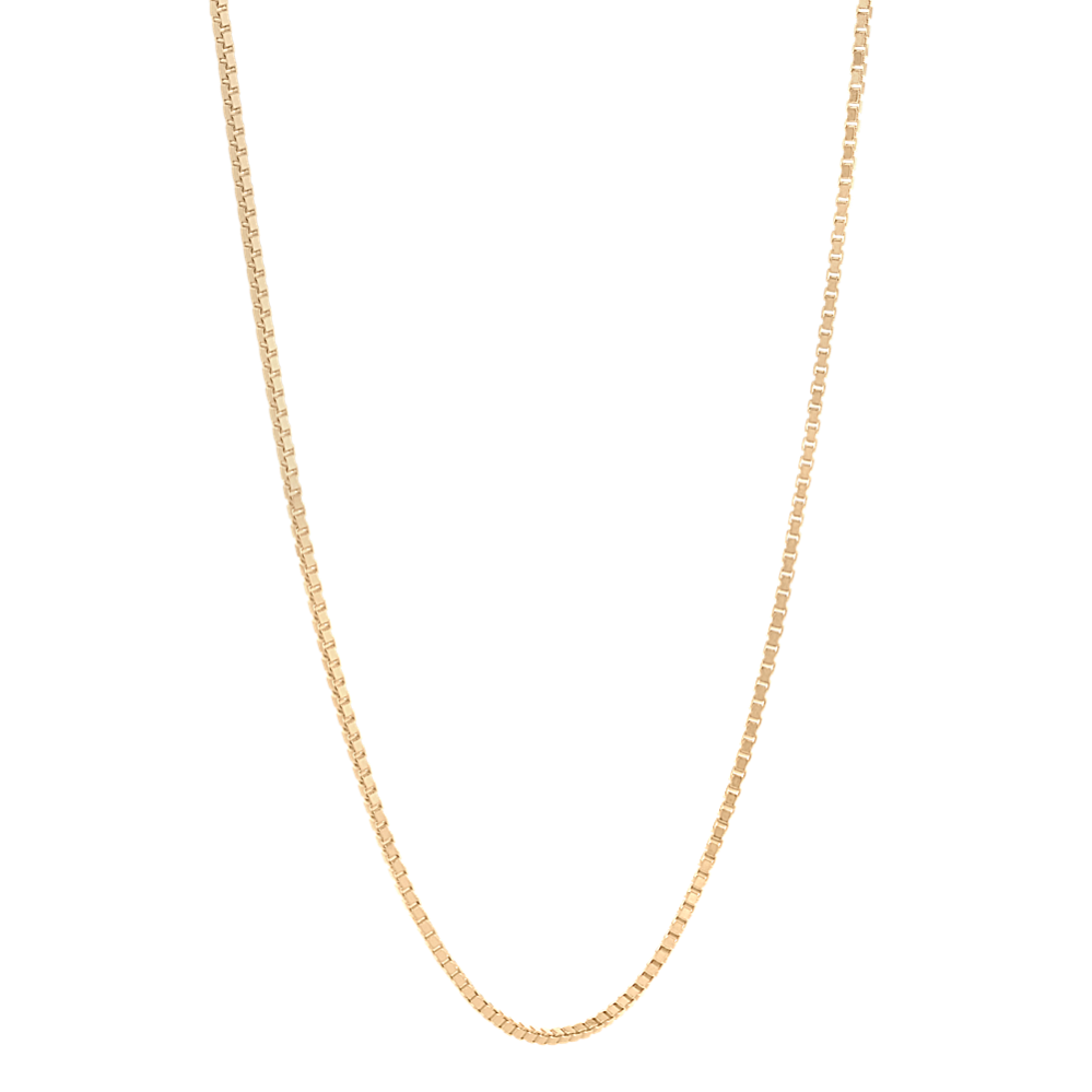 【18％OFF】 Yellow 14K 22'' Gold Co. Shane | (1mm) Chain Box アクセサリー