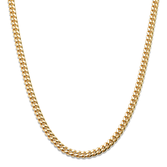 22'' 14K Yellow Gold Miami Cuban Chain (4.5mm)