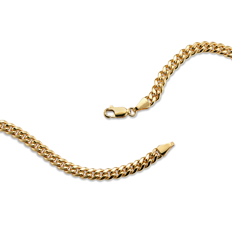 Rocks Steel 13 mm curb chain necklace decorative lock 56 cm P.S.13-56 