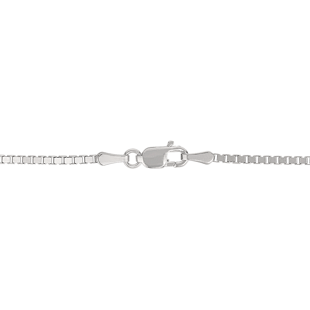 white gold box chain