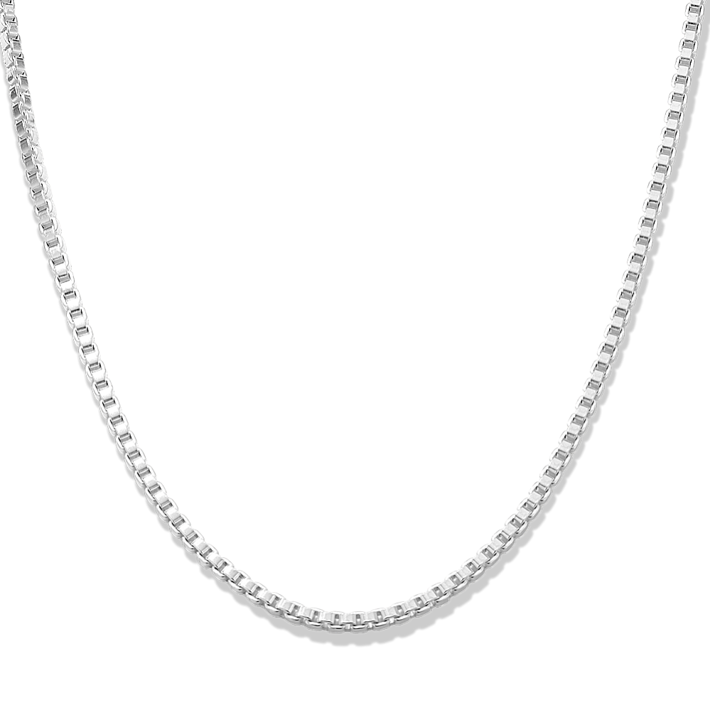 24'' Sterling Silver Box Chain (2.2mm)