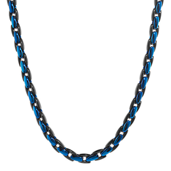 24 in Two-Tone Box Chain in Stainless Steel with Ionic Plating