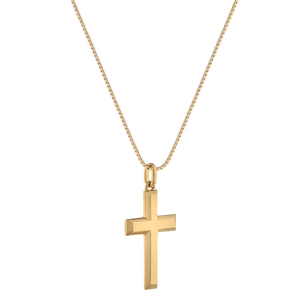 24 Inch Mens 14k Yellow Gold Cross Necklace Shane Co   24 Inch Mens 14k Yellow Gold Cross Necklace 41070937 A3 &fmt=png Alpha&wid=999&hei=999