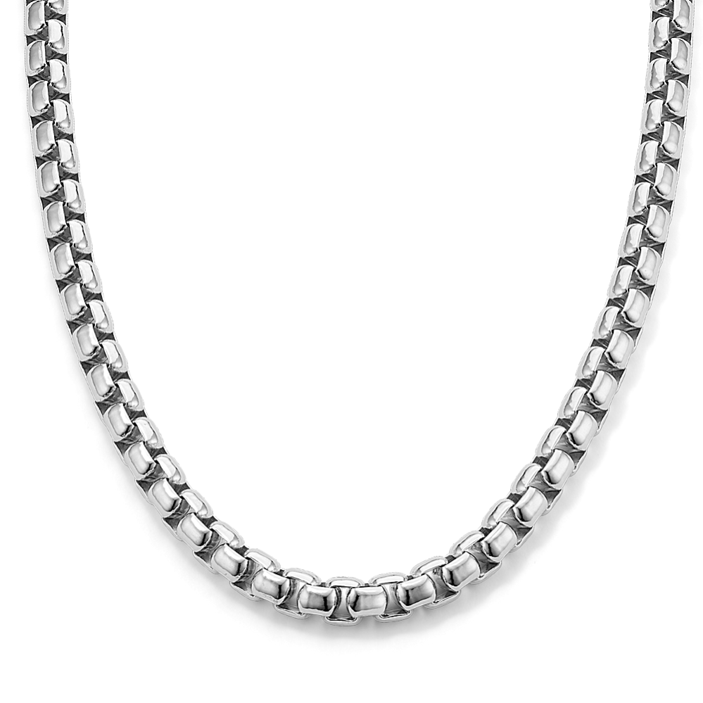 26'' Sterling Silver Box Chain (5.2mm)