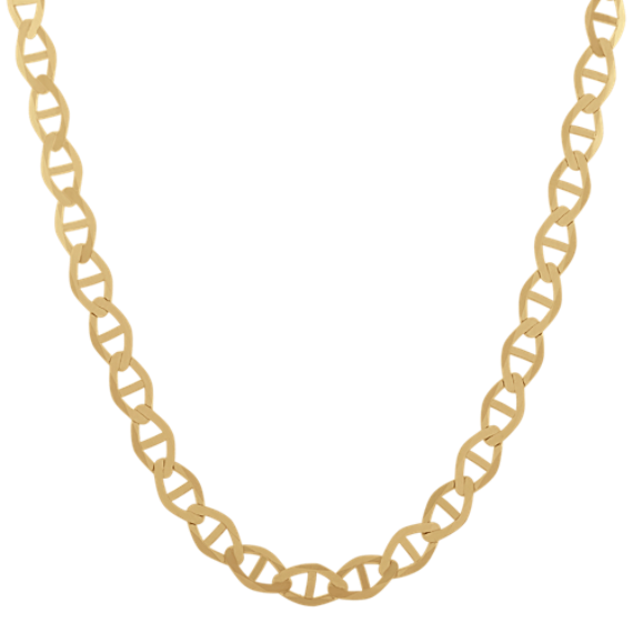 22'' 14K Yellow Gold Mariner Chain (6mm)