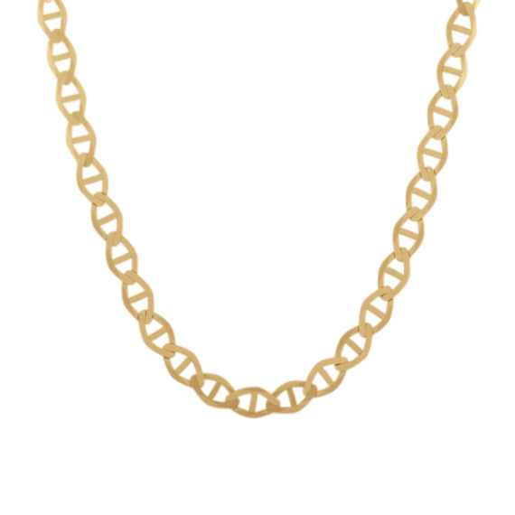 24'' 14K Yellow Gold Mariner Chain (6mm)