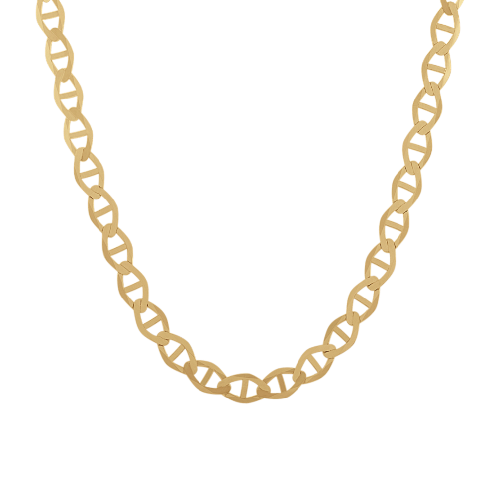 6mm Mariner Chain in 14K Yellow Gold (24 in)