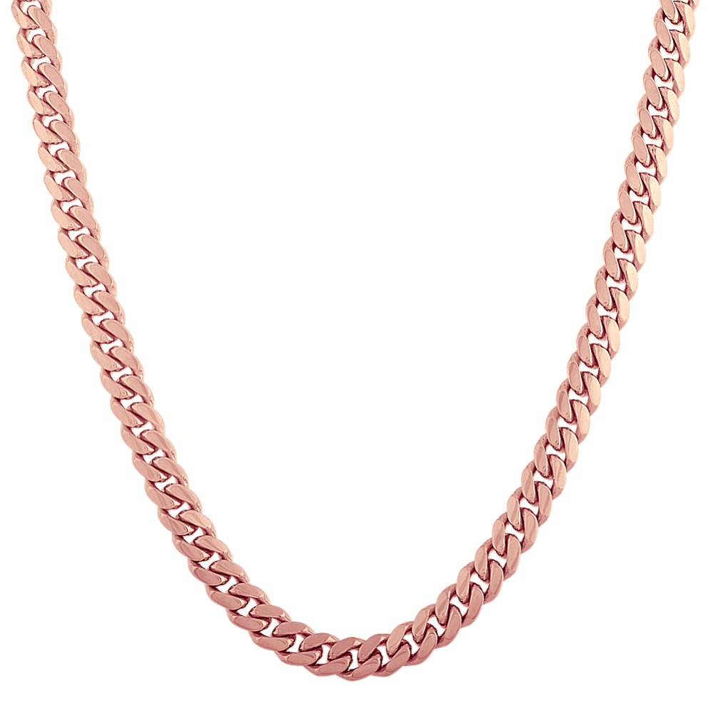 6mm Miami Cuban Chain in 14K Rose Gold (24'')