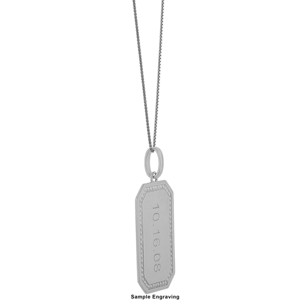 Men's jewelry dog tag necklace clearance