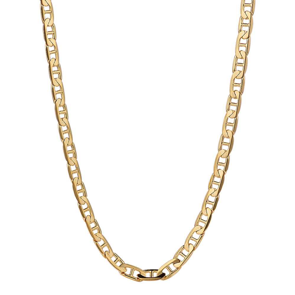 18'' 14K Yellow Gold Mariner Chain (3.7mm)