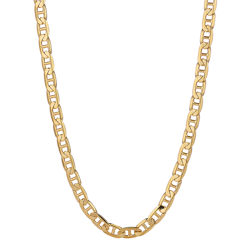 20'' 14K Yellow Gold Mariner Chain (3.7mm)
