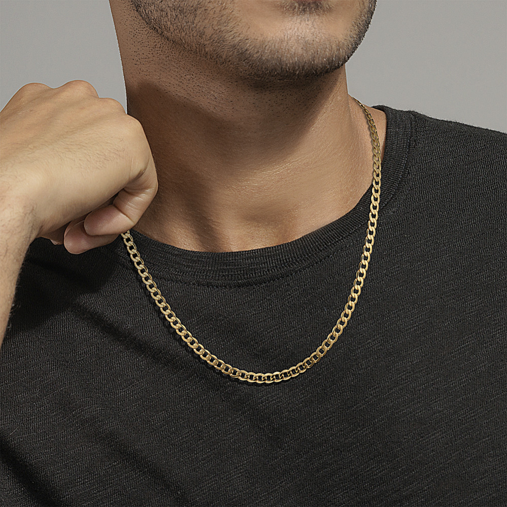 20 in Mens Curb Chain (5mm) | Shane Co.