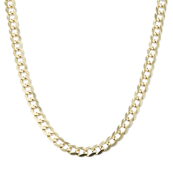 20'' 14K Yellow Gold Curb Chain (5mm)